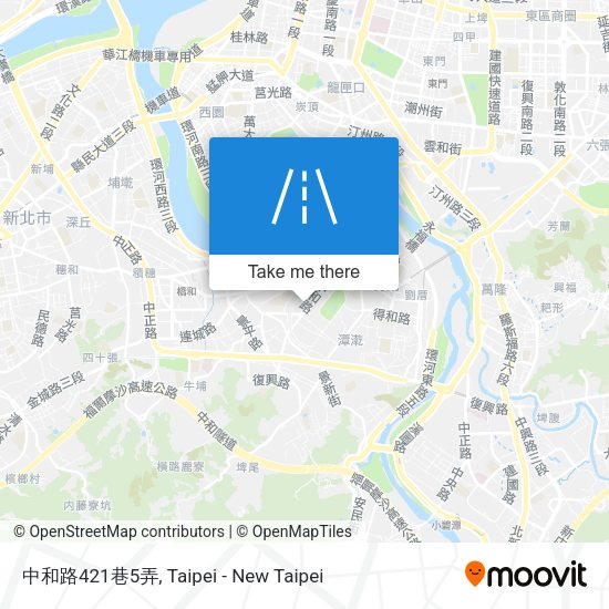 中和路421巷5弄地圖