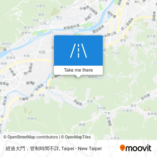 經過大門，管制時間不詳 map
