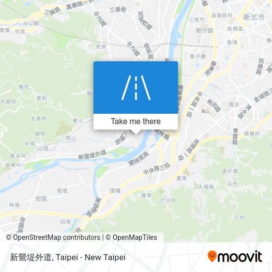 新鶯堤外道 map