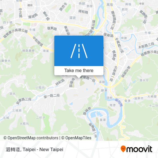 迴轉道 map