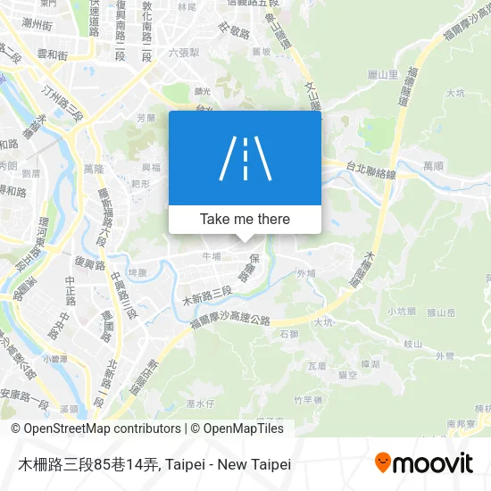 木柵路三段85巷14弄地圖