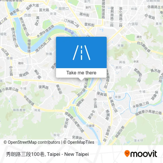 秀朗路三段100巷地圖