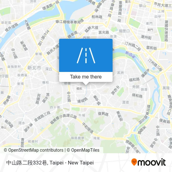 中山路二段332巷地圖