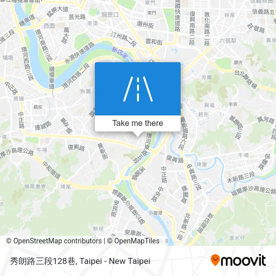 秀朗路三段128巷地圖