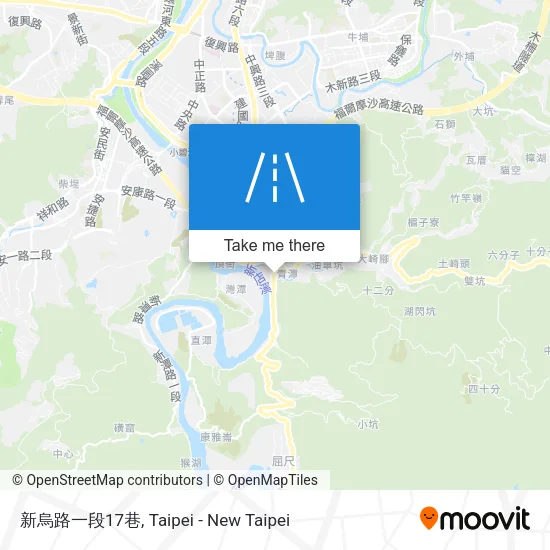 新烏路一段17巷地圖