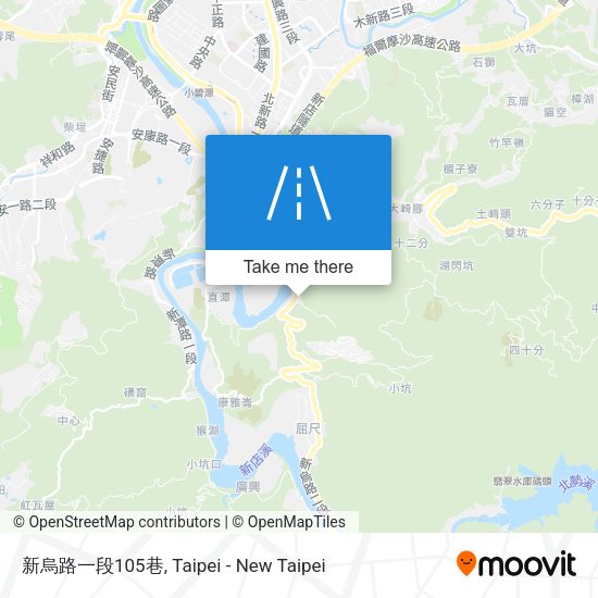 新烏路一段105巷 map