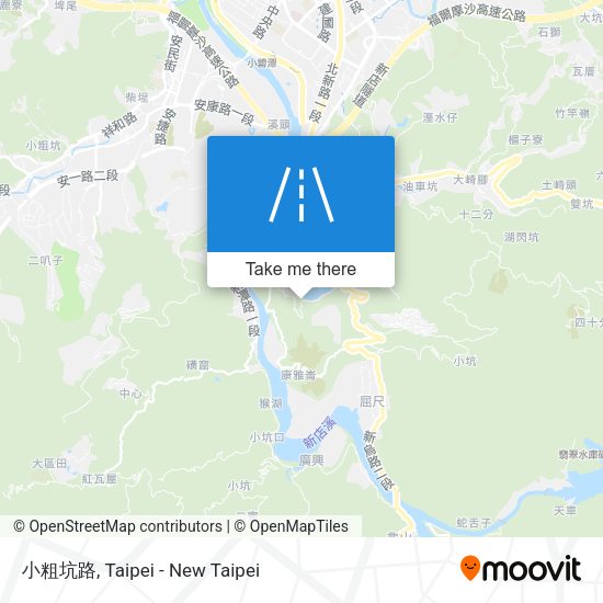 小粗坑路 map