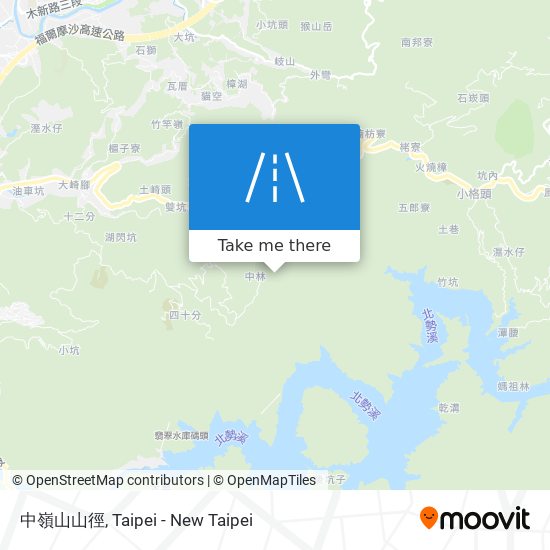 中嶺山山徑 map