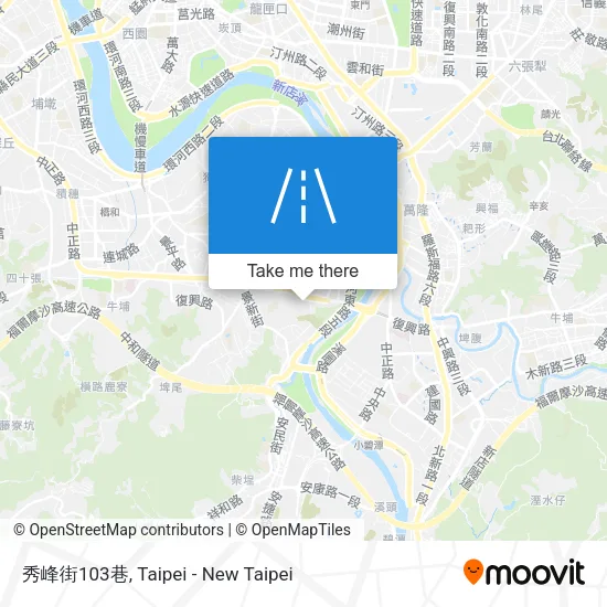 秀峰街103巷地圖