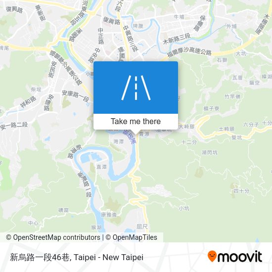 新烏路一段46巷地圖