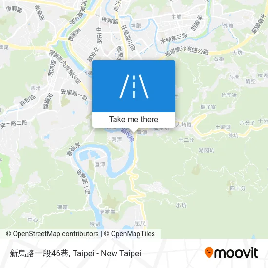 新烏路一段46巷地圖