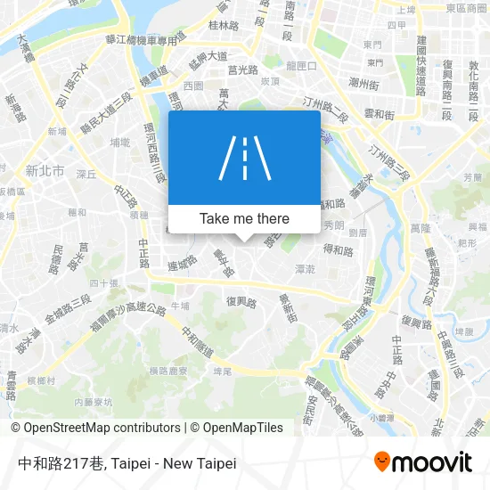 中和路217巷地圖