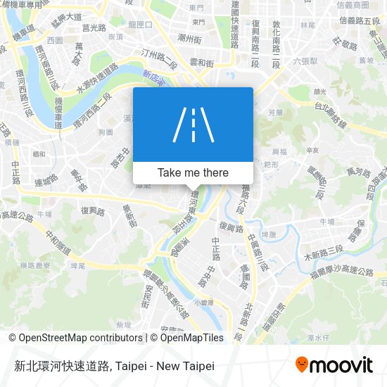 新北環河快速道路 map