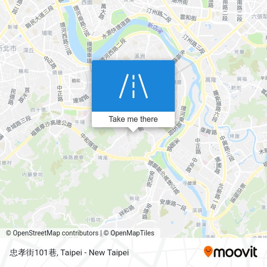 忠孝街101巷 map