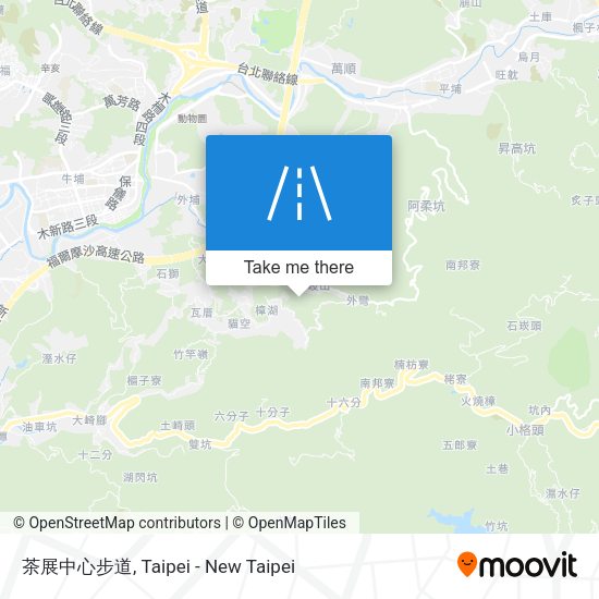 茶展中心步道 map