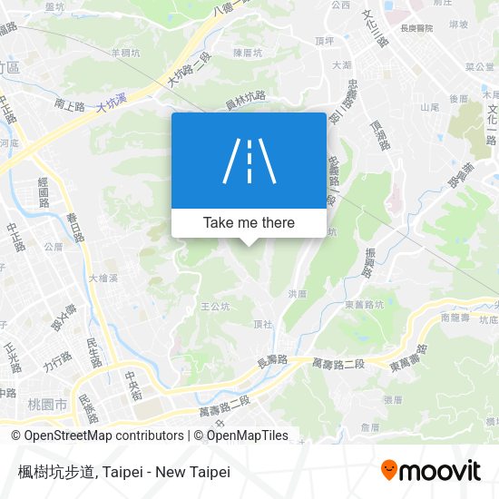 楓樹坑步道 map