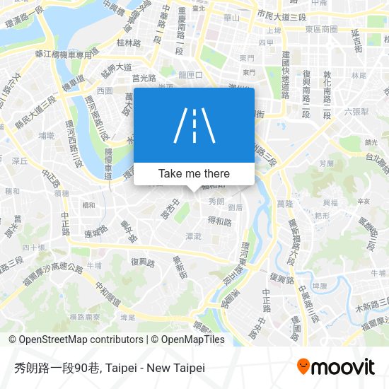 秀朗路一段90巷地圖