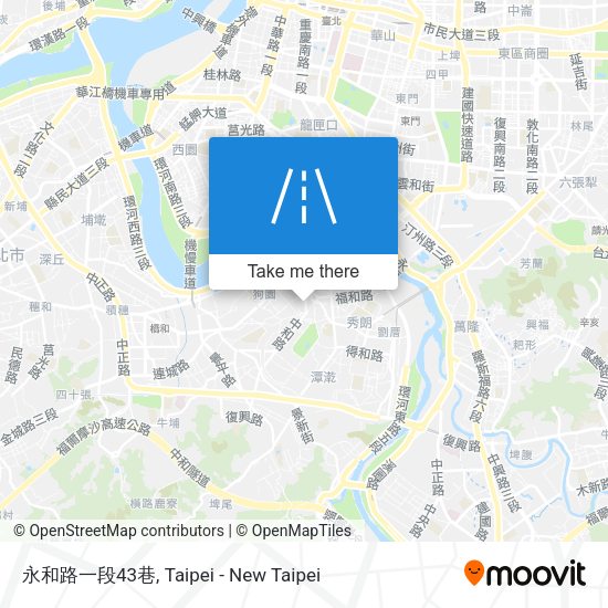 永和路一段43巷地圖