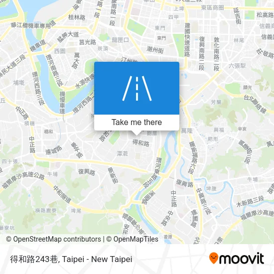 得和路243巷地圖