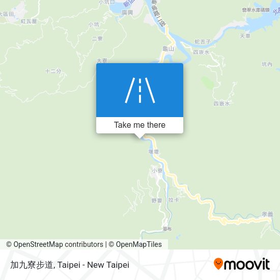 加九寮步道地圖