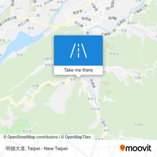 明德大道地圖