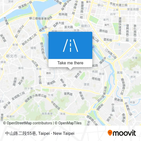中山路二段55巷地圖