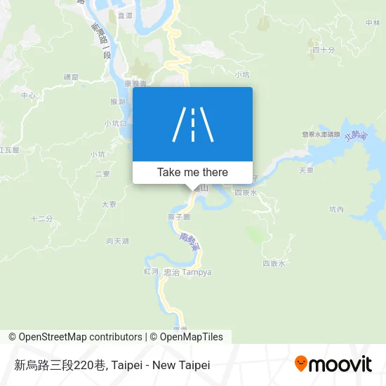 新烏路三段220巷地圖