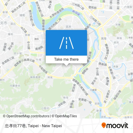 忠孝街77巷地圖