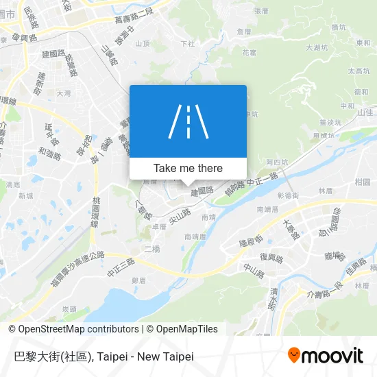 巴黎大街(社區) map