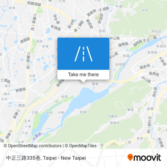 中正三路335巷地圖