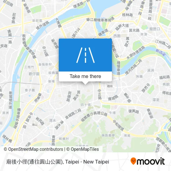 廟後小徑(通往圓山公園) map