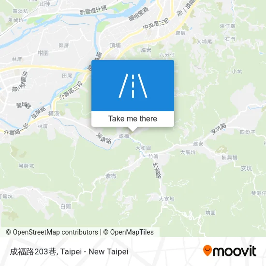 成福路203巷 map