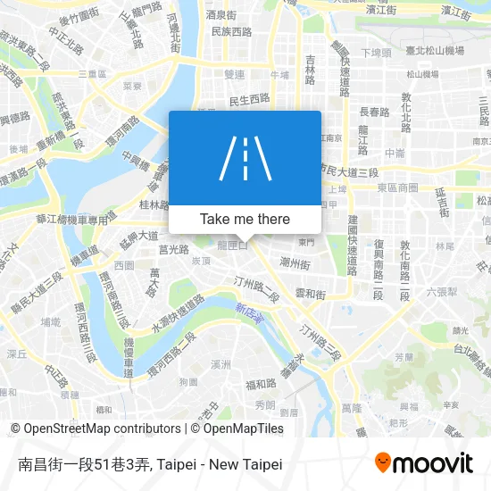南昌街一段51巷3弄地圖