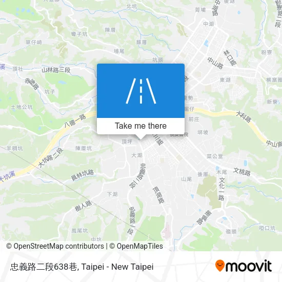 忠義路二段638巷 map