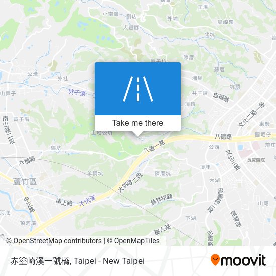赤塗崎溪一號橋地圖