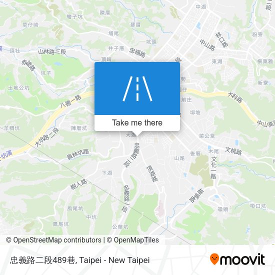 忠義路二段489巷 map