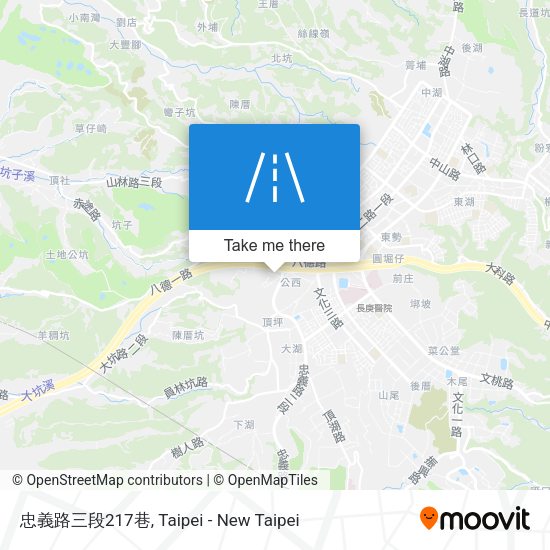 忠義路三段217巷地圖