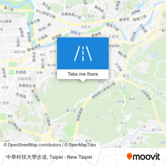 中華科技大學步道 map