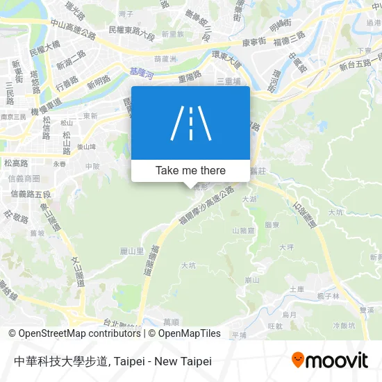 中華科技大學步道 map