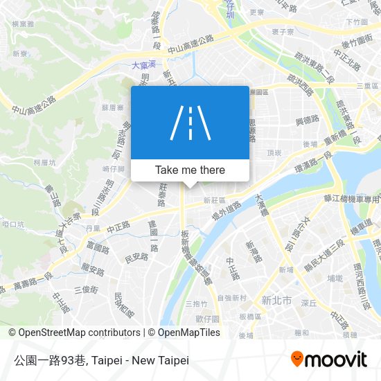 公園一路93巷地圖
