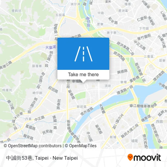 中誠街53巷 map