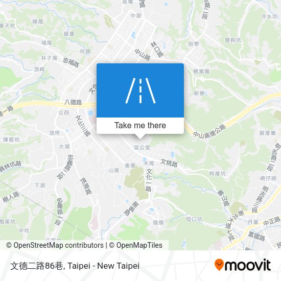 文德二路86巷地圖