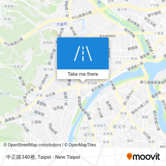 中正路340巷地圖