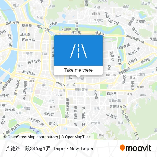 八德路二段346巷1弄地圖