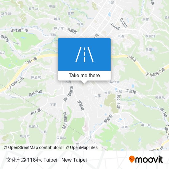 文化七路118巷地圖