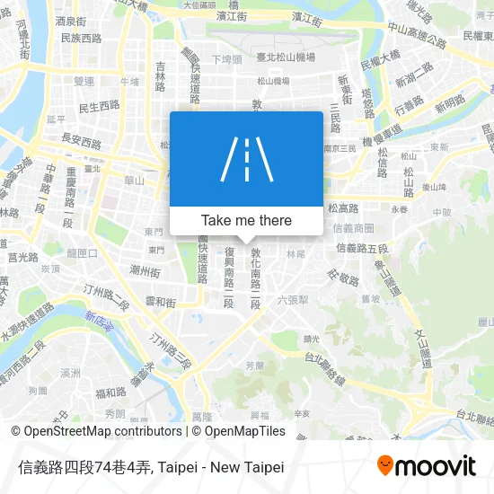 信義路四段74巷4弄地圖