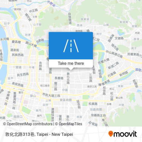 敦化北路313巷地圖
