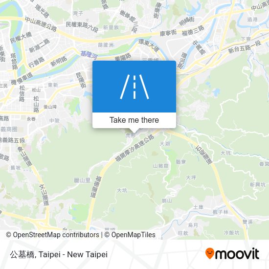 公墓橋 map