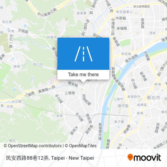 民安西路88巷12弄地圖