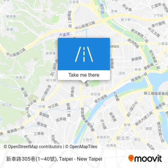 新泰路305巷(1~40號) map